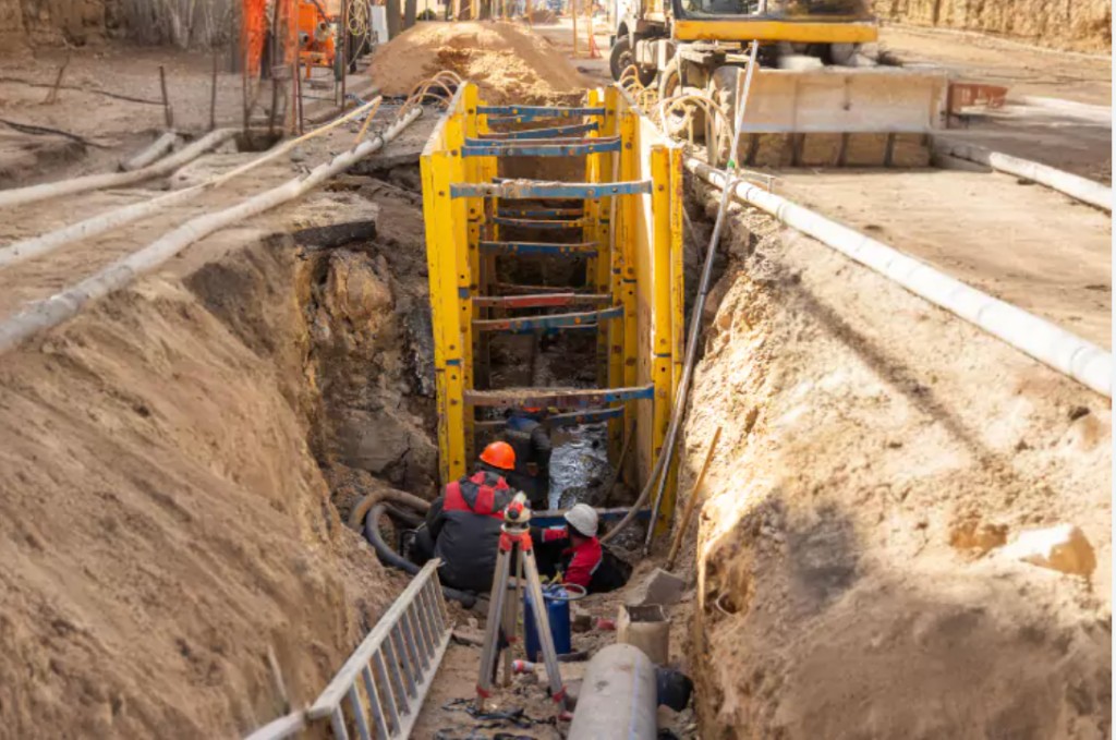 Deep Utility Excavation