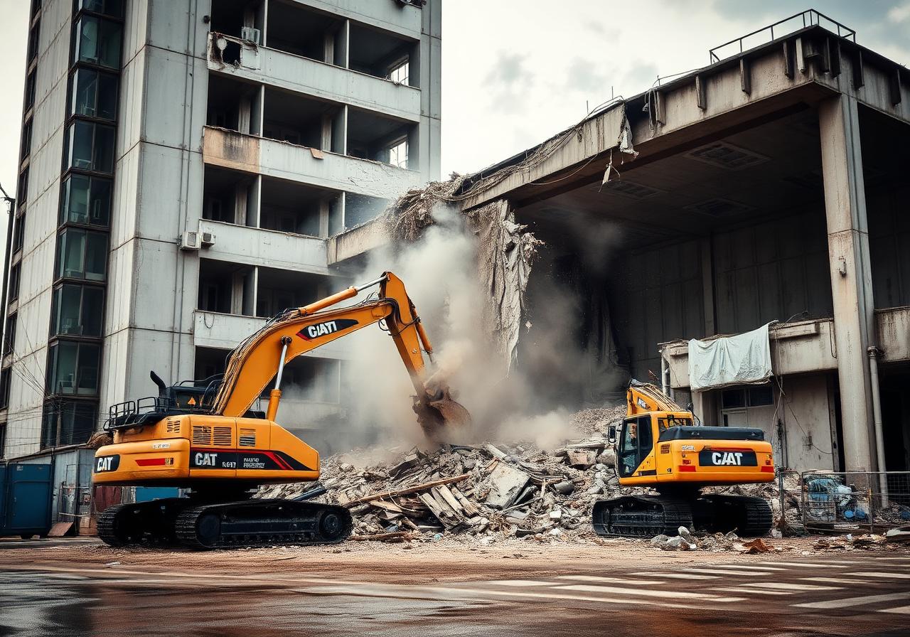 Commercial demolition project